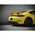 aFe cat-back exhaust installed view