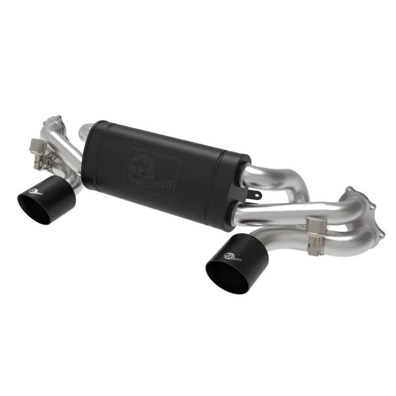 aFe black cat-back exhaust