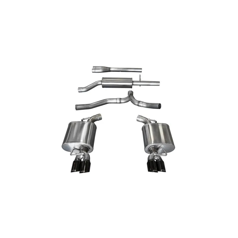 CORSA Performance black cat-back exhaust