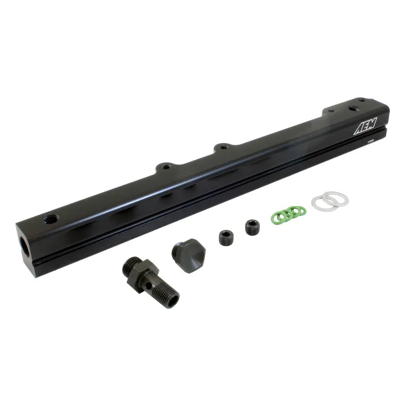AEM black auto part