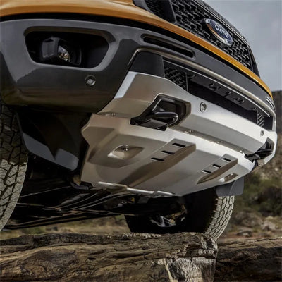 Ford Racing silver skid plate