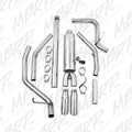MBRP cat-back exhaust installed view