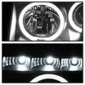 SPYDER headlights close-up