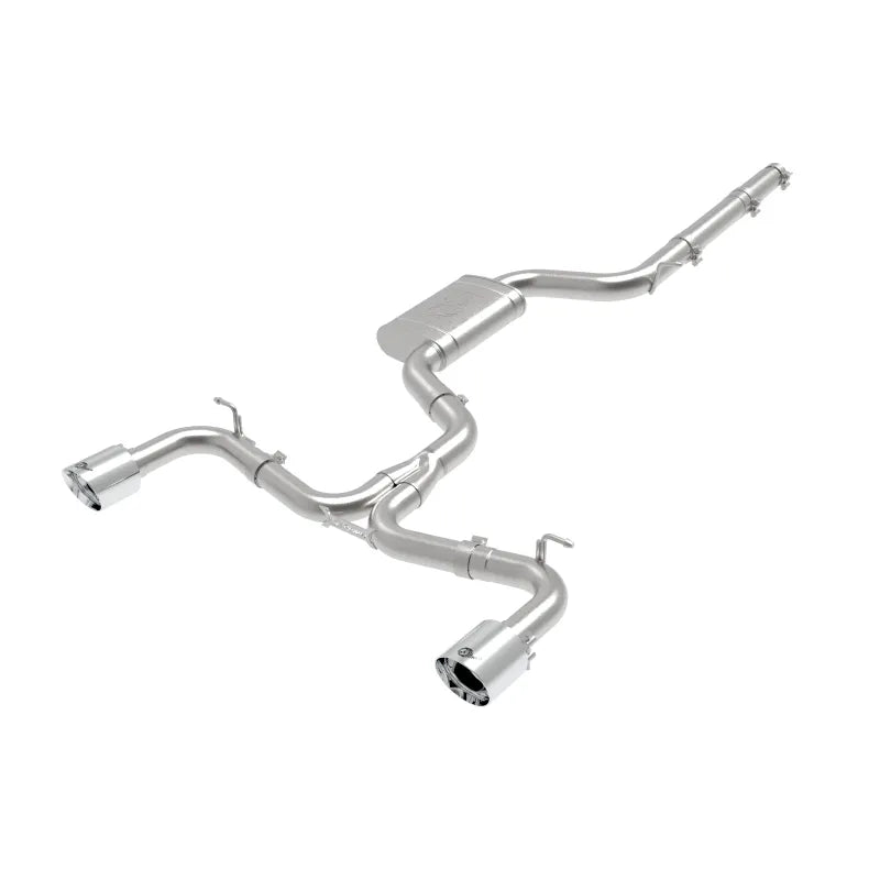 aFe polished cat-back exhaust
