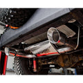 MBRP axle-back exhaust close-up