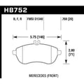 Hawk Performance auto part installed view
