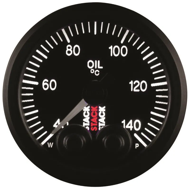 AutoMeter black gauge