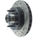 Stoptech auto part close-up
