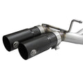 aFe cat-back exhaust installed view