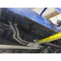 aFe cat-back exhaust installed view