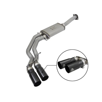 aFe black cat-back exhaust