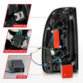 ANZO black tail light