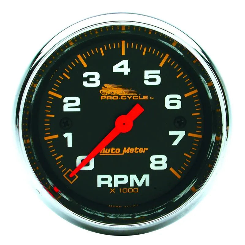 AutoMeter silver gauge