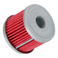 K&N Engineering oil filter installed view