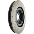 Stoptech auto part installed view