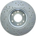 Stoptech auto part installed view
