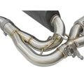 aFe cat-back exhaust close-up