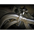 aFe cat-back exhaust installed view
