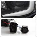 SPYDER headlights installed view