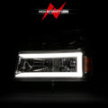 ANZO headlights close-up