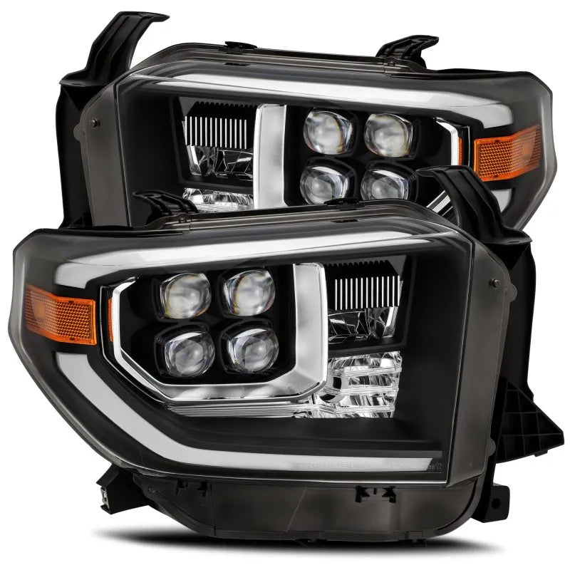 AlphaRex black headlights