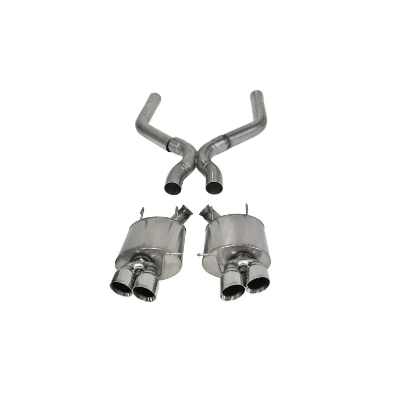CORSA Performance polished axle-back exhaust