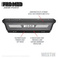 Westin skid plate installed view