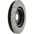 Stoptech auto part installed view