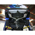 aFe cat-back exhaust detail