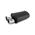 Vibrant black muffler