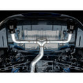 AWE Tuning cat-back exhaust installed view