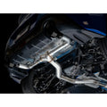 AWE Tuning cat-back exhaust detail