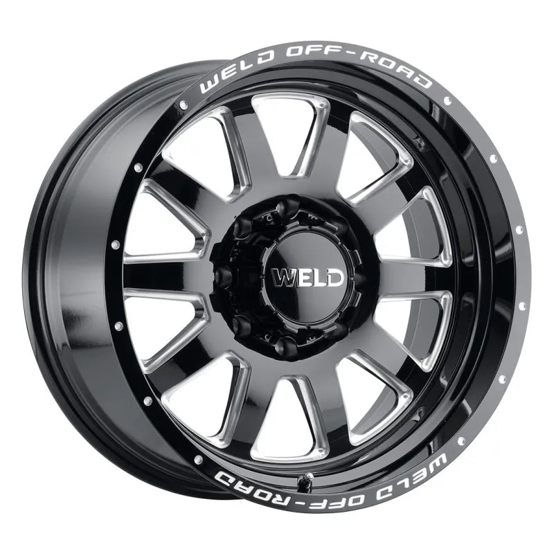 Weld black auto part