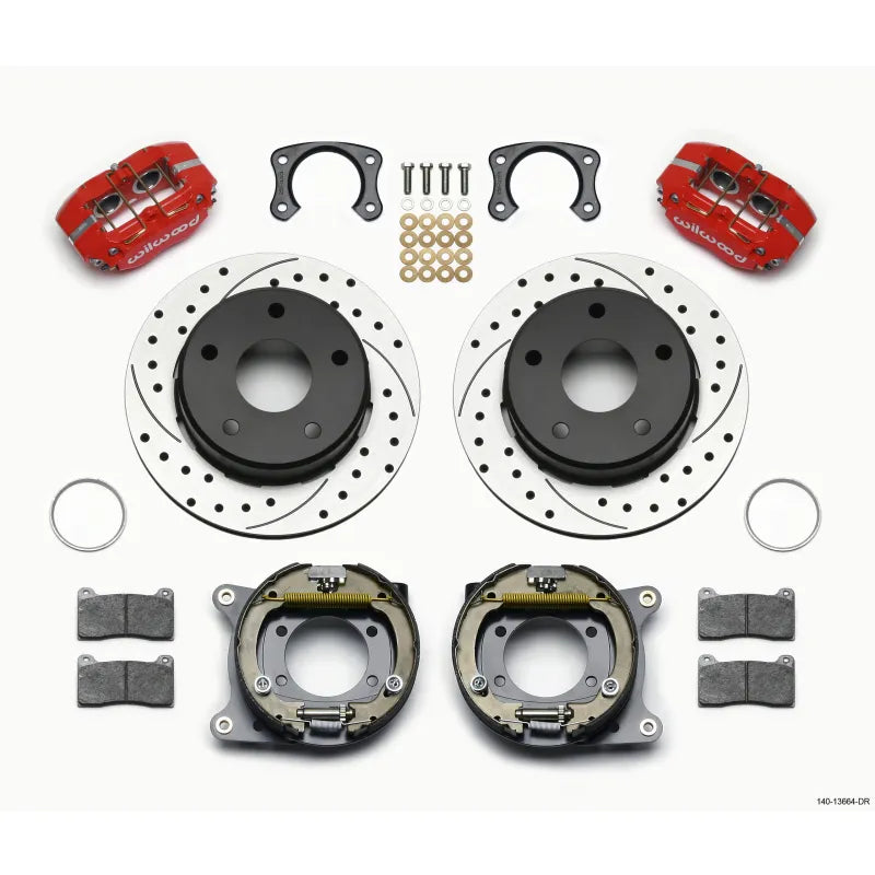 Wilwood red auto part