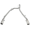 aFe exhaust installed view
