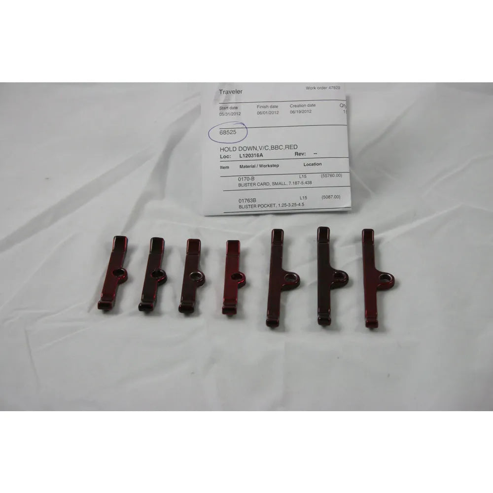 Moroso red auto part