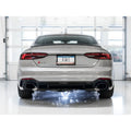 AWE Tuning exhaust installed view