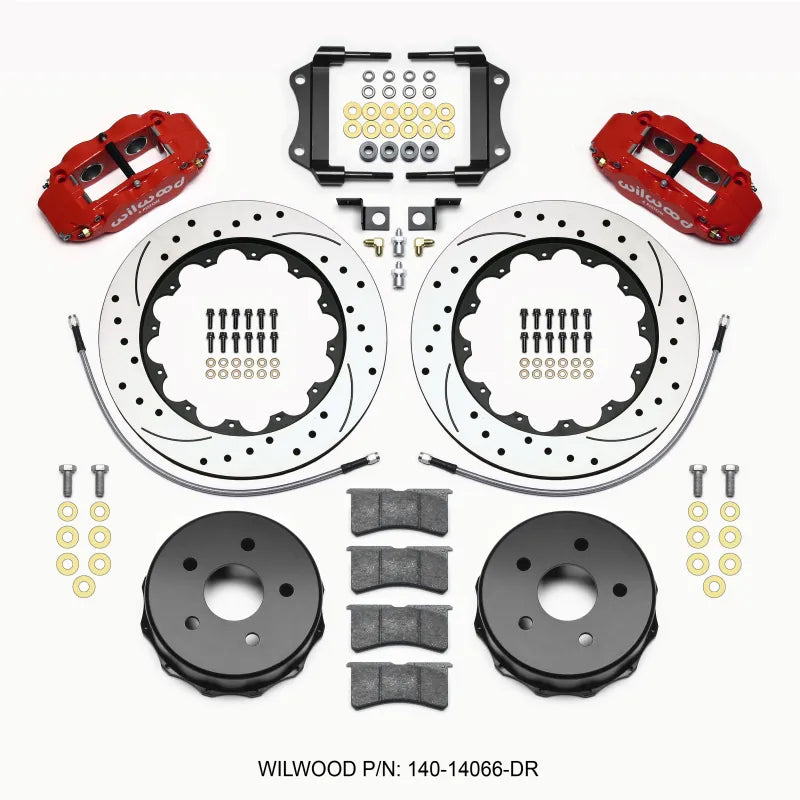 Wilwood red auto part