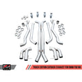 AWE Tuning cat-back exhaust detail