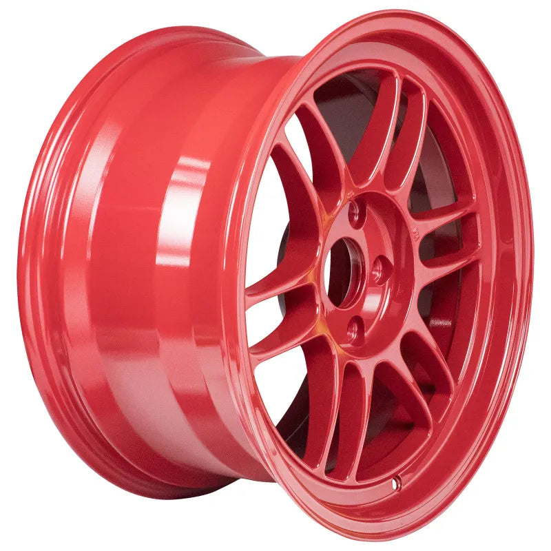 Enkei red auto part