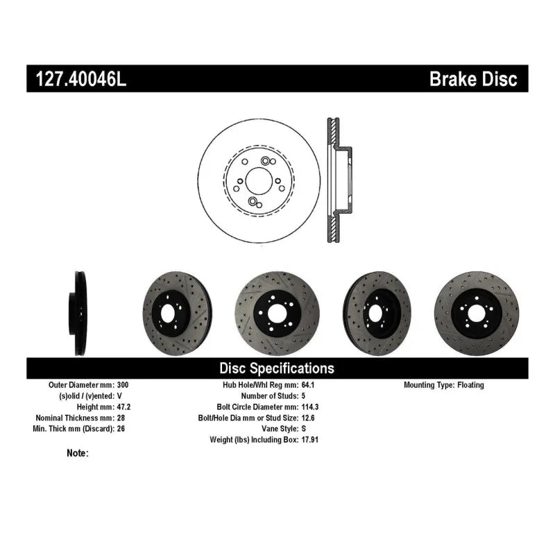 Stoptech auto part
