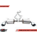 AWE Tuning exhaust installed view