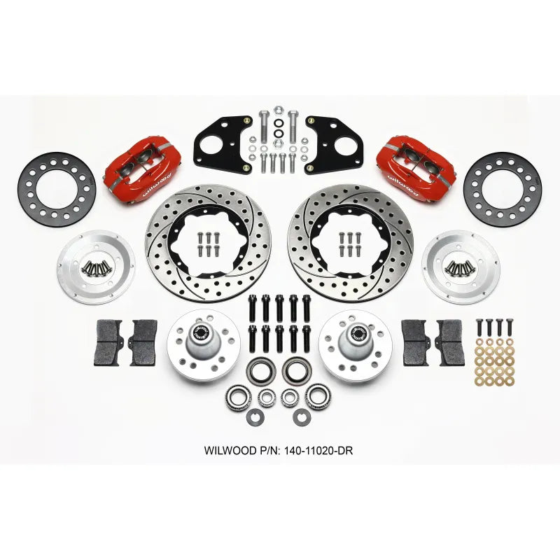 Wilwood red auto part