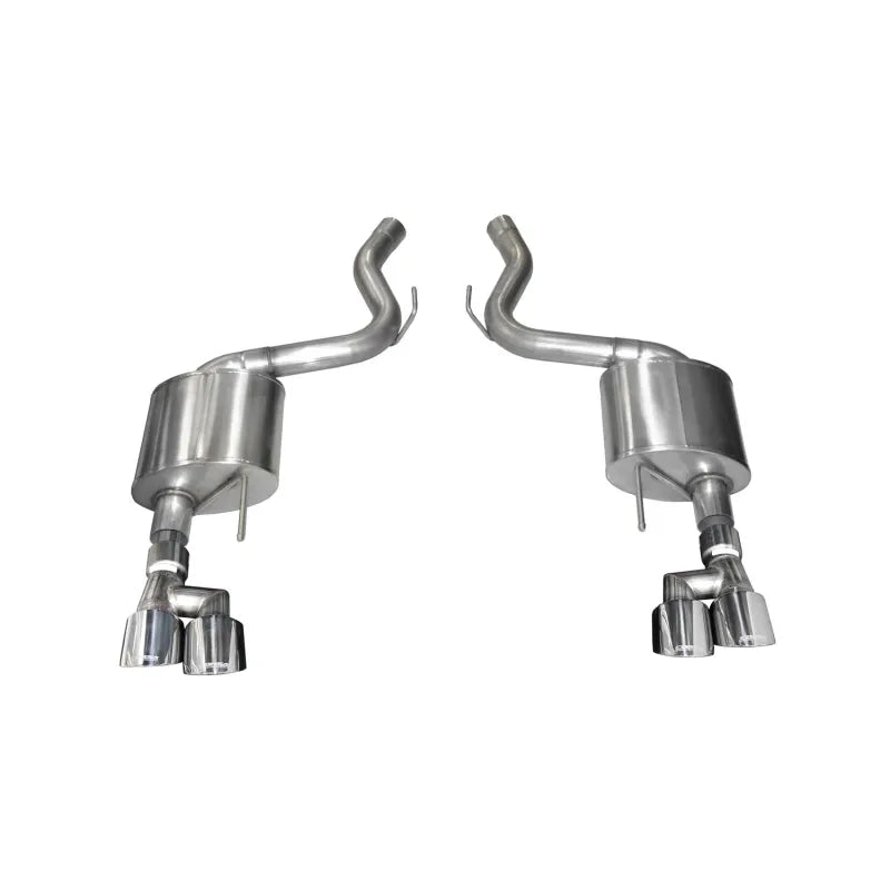 CORSA Performance polished axle-back exhaust
