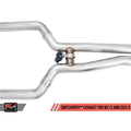 AWE Tuning exhaust installed view