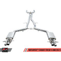 AWE Tuning exhaust close-up