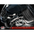 AWE Tuning axle-back exhaust detail