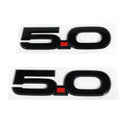 Ford Racing auto part close-up