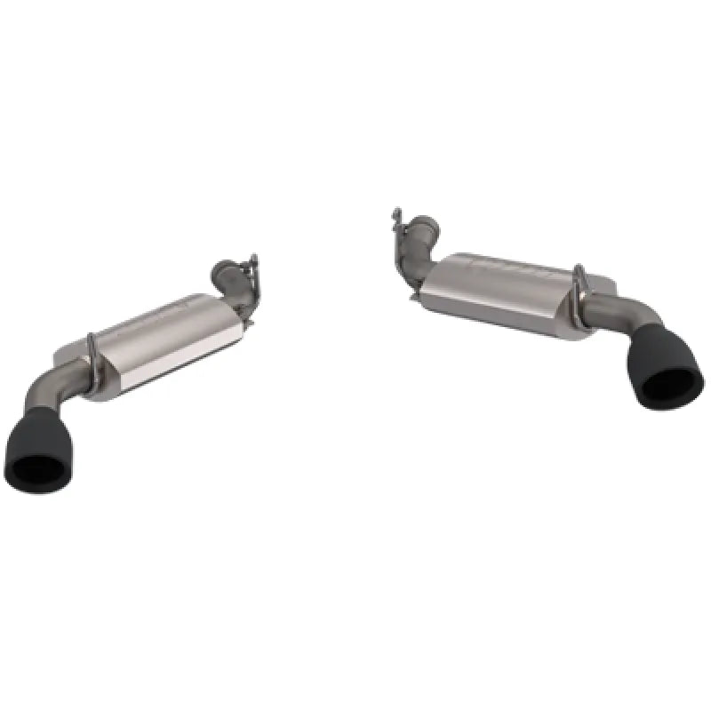 QTP black axle-back exhaust