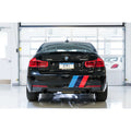 AWE Tuning axle-back exhaust installed view